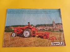 Catalogue Tracteurs RENAULT JUNIOR SUPER 3D 5D 6D froissé p. 2 découpée 10 pages