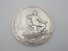 Rare grosse médaille argent