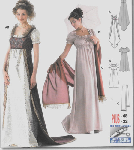 Burda 2493 costume - 2493, josephine