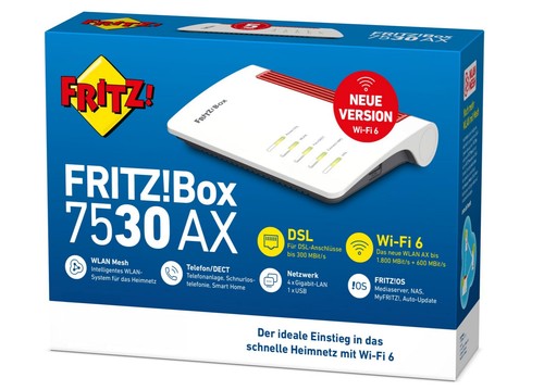 Avm fritzbox 7530 wifi 6 - ax,