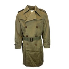 ?? Pardessus / trench kaki armée espagnole NEUF – double boutonnage, ceinture