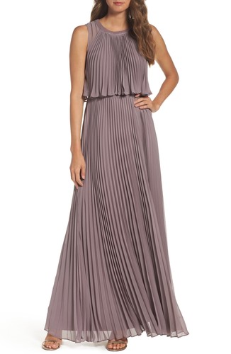 New vera wang pleat chiffon - vera,