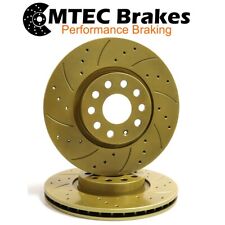 Disques De Frein Arrière BMW 5 E39 530D Touring 01-04 Dorés Percés Rainurés