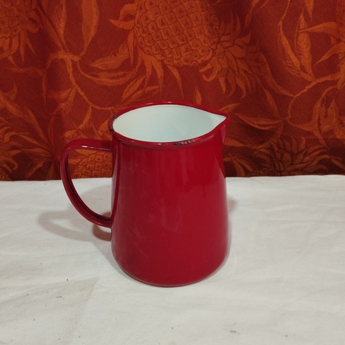 Vintage pichet en tole - pichet,