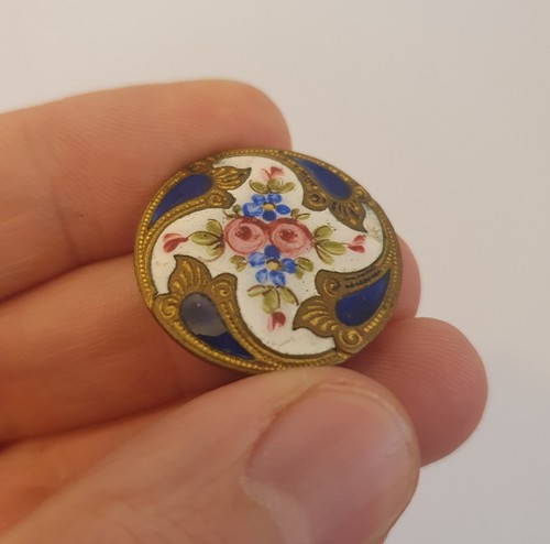 Ancien bouton laiton - ancien, en