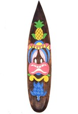 Tiki Ananas Planche de Surf 100cm Pour un Instant Bouclier Tikki Plaque Surfeur