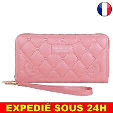 ✅ Portefeuille Femme Carte Sac Porte Monnaie main Brodé Téléphone Portable Mode