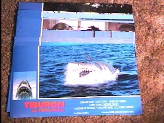 Jaws span lobby card set - lobby,