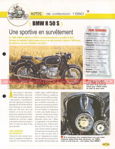 Bmw r50s 1960 - bmw, s