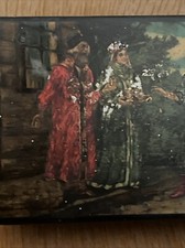 Boîte russe ancienne "Rite du