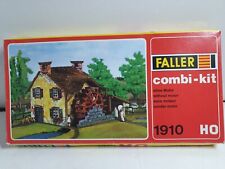 FALLER COMBI-KIT HO #1910 MAQUETTE A MONTER MOULIN A ROUE POCHE FERMÉE NEUF   gu
