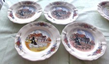 4 Petites assiettes décor Alsacien Obernai / Sarreguemines – n° 3