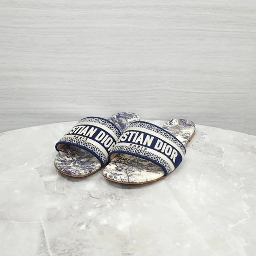Dior mule toile jute - toile,