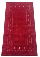 Tapis rouge 100 laine - 100%, fait