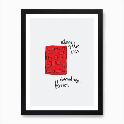 Uten silo becker art print - art,