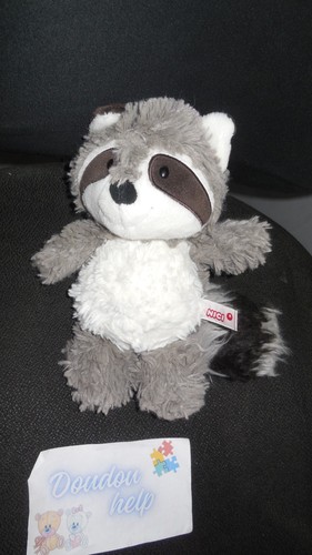 Doudou peluche raton - peluche, laveur