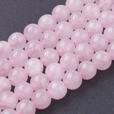 lot de 28 perles  6 mm quartz