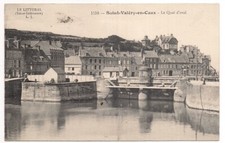 saint-valery-en-caux , le quai d'aval
