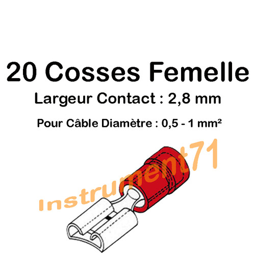 Cosses femelle largeur - cosses,
