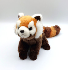 Peluche panda roux ZooParc de Beauval marron roux blanc 38 cm en tout - doudou