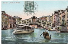 CARTE POSTALE / ITALIA / ITALIE / VENIZIA PONTE DI RIALTA