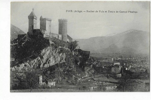 Foix rocher et tours - ,