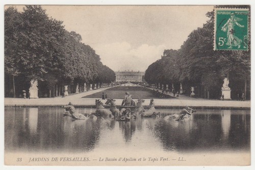 Cpa jardins versailles - de,