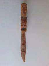 Statue sculpture bois Tiki