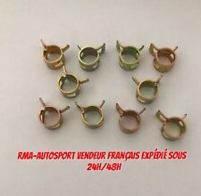 LOT DE 10 COLLIERS DE SERRAGE RESSORT POUR DURITE Ø 8 MM