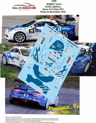 Decals ref 2329 - 1/24,