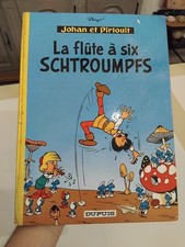 Johan Et Pirlouit - La Flûte À Six Schtroumpfs - Dos Rond 1964