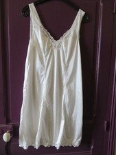 combinaison fond de robe vintage occasion blanc