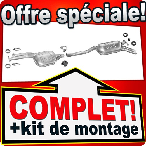 Ligne pot échappement pour - d'échappement,