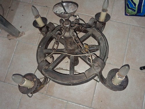Luminaire roue charette - luminaire, de