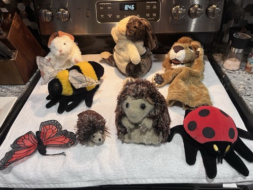 Folkmanis puppets lot - puppets,