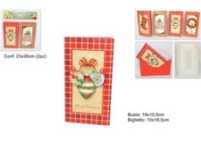 Set 2 Pièces Cartes Voeux