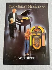 Original flyer Wurlitzer Two great musicians
