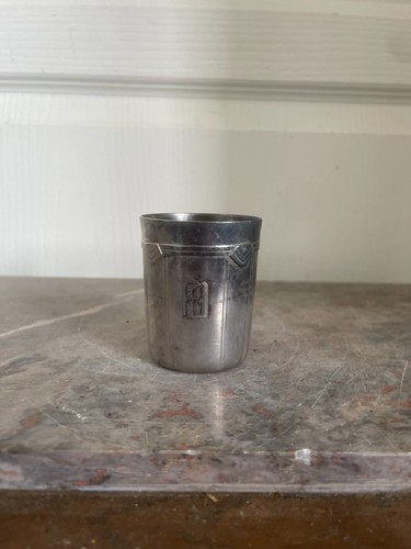 Ancien timbale gobelet métal - timbale,