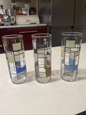 vintage 3 anciens Verres à