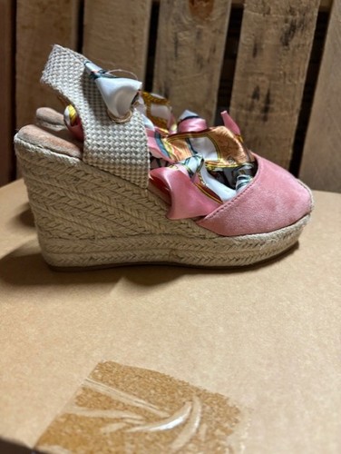 Chaussures compensees roses - compensees,