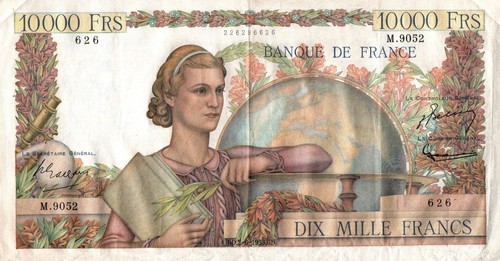 Billet 000 francs - ,