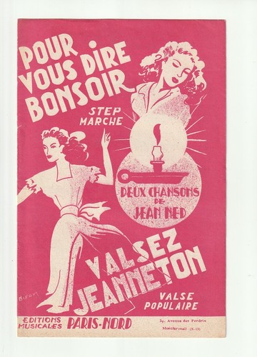 Partition pour vous - partition,