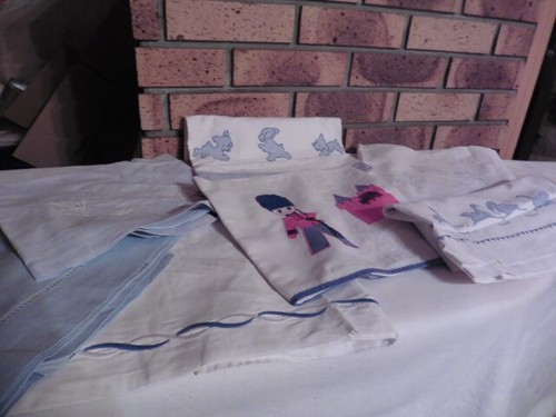 Lot draps pour bebe - de, 7