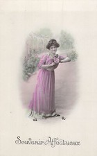 CP SOUVENIR AFFECTUEUX FEMME
