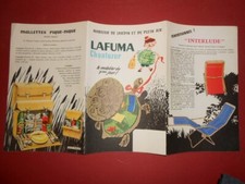 ancien dépliant publicitaire