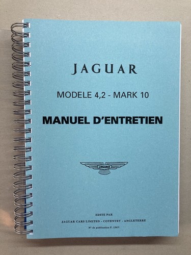 Manuel atelier jaguar 10 - d'atelier,
