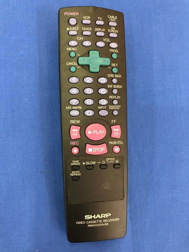 Sharp video cassette recorder - sharp,