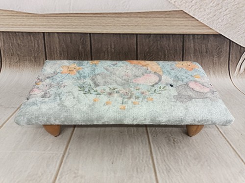 Footstool ottoman handmade - footstool,