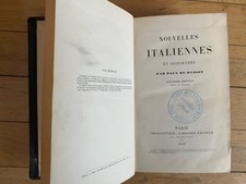 Nouvelles Italiennes Et Siciliennes . Paul De Musset 1853