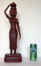 Statue asiatique en bois